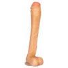 Hung Rider Lil John 13 inches Beige Realistic Dildo for Intense Pleasure and Extended Play - Adult Naughty Store