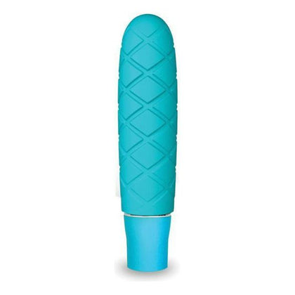 Luxe Cozi Mini 10 Function Silicone Aqua Blue Mini Vibe for Women - Perfect Travel Companion for Foreplay