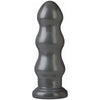 American Bombshell B-10 Probe Grey - Triple Ripple Design for Intense Anal Pleasure (Model B-10, Unisex, Grey) - Adult Naughty Store