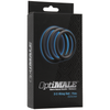 Optimale 3 C-Ring Thin Set Slate - Premium Silicone Cock Rings for Enhanced Pleasure and Performance - Adult Naughty Store