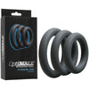 Optimale 3 C-Ring Thick Set Slate - Premium Silicone Cock Rings for Enhanced Pleasure and Performance - Adult Naughty Store