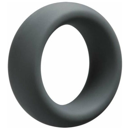 OptiMALE Silicone C-Ring Thick 35mm - Enhancer for Powerful Erections, Prolonged Pleasure - Slate - Adult Naughty Store