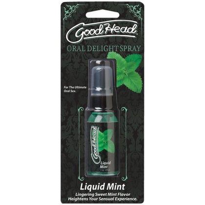 Goodhead Liquid Mint Oral Delight Spray - Enhance Your Pleasure with Minty Freshness - Model GH-1 - Unisex - Intensify Oral Sensations - 1oz Bottle
