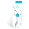 Glas Pure Indulgence Anal Slider Clear - Premium Glass Prostate Stimulator for Men - Model PS-5000 - Clear