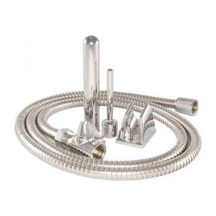 Si Novelties Cleanline Stainless Steel Shower Bidet System - Model 58B - Unisex - Intimate Hygiene - Silver - Adult Naughty Store