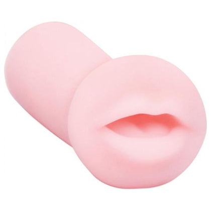Velvet Pink Pocket Mouth Masturbator - Model PM-01 - For Men - Intense Pleasure on the Go - Pink