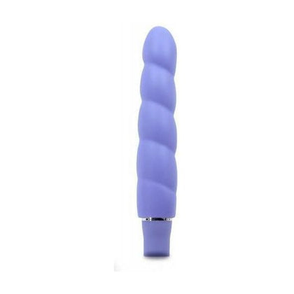 Introducing the Sensation Silicone Vibe Blue by Anastasia - Model SV-001: A Luxurious Waterproof Ribbed Vibrator for Pleasure Seekers