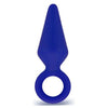 SiliconeXpress Candy Rimmer CR-100 Small Butt Plug for Anal Pleasure - Blue - Adult Naughty Store