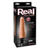 Real Pleasure Deluxe No 3 7-Inch Beige Realistic Vibrator for Intense Sensations