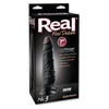 Introducing the SensaPleasure Real Feel Deluxe #3 Lifelike Waterproof Vibrator - Black - Adult Naughty Store