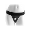 Fetish Fantasy Crotchless Harness Black - Comfortable Vinyl Thong Style Strap-On for Easy Access and Sensual Pleasure - Adult Naughty Store