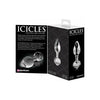Icicles No. 44 Clear Glass Butt Plug - Exquisite Anal Pleasure for All Genders