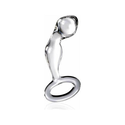 Icicles No 46 Clear Glass Butt Plug - Luxurious Hand-Blown Anal Pleasure for Him and Her