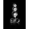 Icicles No 47 Beaded Glass Anal Plug - Exquisite Hand-Blown Pleasure for Sensational Anal Stimulation - Model 47 - Unisex - Intense Backdoor Bliss - Crystal Clear - Adult Naughty Store