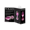 Icicles No 48 Pink Glass Butt Plug: The Exquisite Pleasure Elixir for Sensational Anal Play - Adult Naughty Store