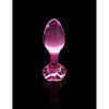 Icicles No 48 Pink Glass Butt Plug: The Exquisite Pleasure Elixir for Sensational Anal Play - Adult Naughty Store