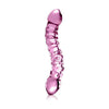 Icicles No. 55 Pink Glass Double-Sided G-Spot and P-Spot Massager for All Genders - Pleasure Beyond Imagination - Adult Naughty Store