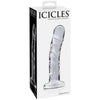 Icicles No. 62 Clear Glass Dildo - The Ultimate Pleasure Experience for All Genders in Crystal Clear - Adult Naughty Store