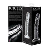 Icicles No. 62 Clear Glass Dildo - The Ultimate Pleasure Experience for All Genders in Crystal Clear - Adult Naughty Store