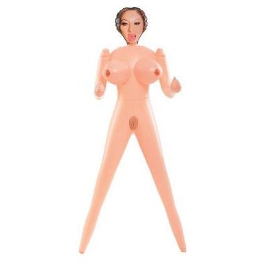 Introducing the Brooke Le Hook Life Size Love Doll Beige - The Ultimate Pleasure Companion for Big Boob Lovers!