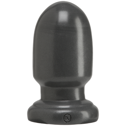 American Bombshell Shellshock Small Gray Anal Plug - Model AB-SS01 - Unisex - Intense Anal Pleasure - Sleek Gray