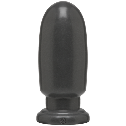 American Bombshell Shell Shock Large Anal Plug - Model SS-850 - Unisex - Intense Anal Pleasure - Gunmetal Gray