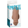 UR3 Pack It Heavy Brown Realistic Dildo for Packing - Model HBD-5.7 - Male - Anal Pleasure - Brown - Adult Naughty Store