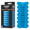 Mood Thrill Triple Texture Blue Stroker - The Ultimate Male Pleasure Experience - Adult Naughty Store