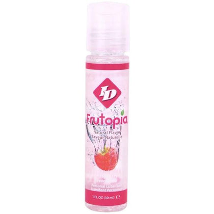 ID Frutopia Raspberry Flavored Lubricant 1oz Bottle - Deliciously Sweet Water-Based Lube for Enhanced Pleasure - Adult Naughty Store