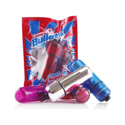 Seductive Pleasure: Screaming O Whisper Quiet Compact Bullet Vibrator X123 - Unleash Powerful Pleasure for All Genders, Waterproof, Assorted Colors