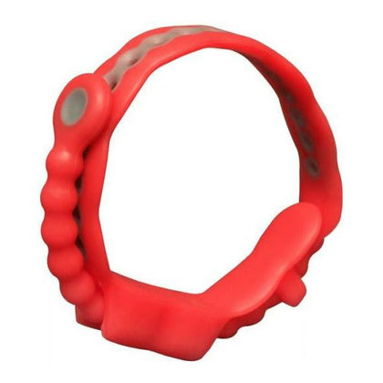 Introducing the Speed Shift 17 Adjustable Red Cock Ring for Men - Enhance Pleasure and Performance