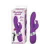 Introducing the Exquisite PleasureCo Ravishing Rabbit PRV-500X Waterproof Silicone Vibrator - A Luxurious Delight for Intense Pleasure in Purple - Adult Naughty Store