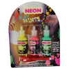 Neon Glow Body Paints 3pk Card - Illuminate Your Night with Vibrant UV Colors