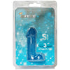 Blue Pleasure Delight 3-Inch PVC Pocket Cock with Balls - Model PD-1001B - Adult Naughty Store