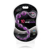 Assential Anal Beads 10 Purple - Premium Silicone Anal Pleasure Beads for Men and Women - Model AB10 - Intense Sensations and Comfort - Adult Naughty Store