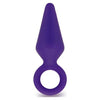Purple Candy Rimmer Medium Silicone Butt Plug - Model CR-200 - Unisex Anal Pleasure Toy