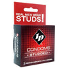 ID Studded Condom 3 Pack Latex Condoms - The Ultimate Pleasure Enhancer for Intimate Moments
