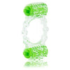 Introducing the Color Pop Two-O Quickie Green Vibrating Ring: The Ultimate Pleasure Companion - Adult Naughty Store