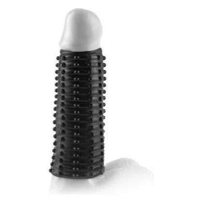 Introducing the SensaPleasure Magic Pleasure Sleeve - Black: The Ultimate Couples' Enhancer for Unforgettable Experiences - Adult Naughty Store