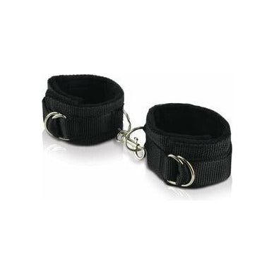 Fetish Fantasy Luv Cuffs Black - Premium Adjustable Bondage Restraints for Couples