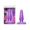 Blush B Yours Cosmic Plug Medium Purple Swirl - Premium Unisex Anal Pleasure Toy - Adult Naughty Store