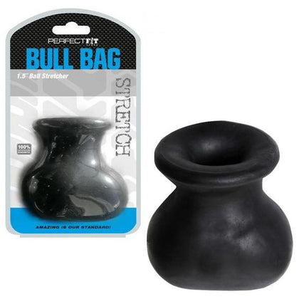 Perfect Fit Bull Bag - Black: The Ultimate Scrotum Stimulator for Men