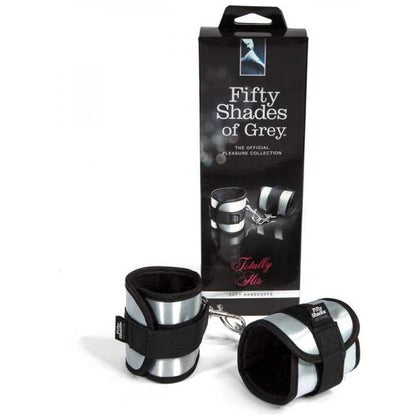 Fifty Shades of Grey Totally His Handcuffs - Soft Velcro Bondage Restraints for Beginners, Model THTC-001, Unisex, Wrist and Ankle Pleasure, Black - Adult Naughty Store