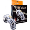 The Captivating Curve Male Chastity Device - Model CMC-5000 - For Intense Male Control - Hypoallergenic - Vented Design - Black