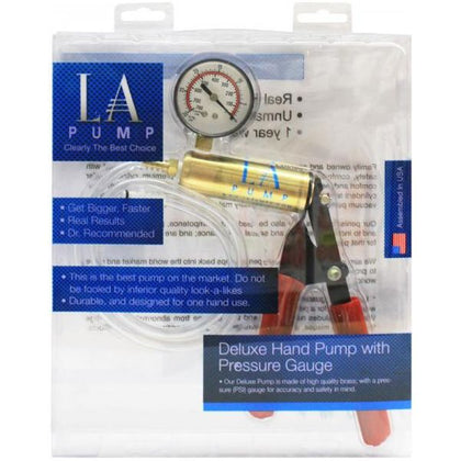 LA Pump Deluxe Penis Pump - Model X1 | Male Enhancement | Vacuum Therapy for Enlargement | Enhances Pleasure | Metallic Silver