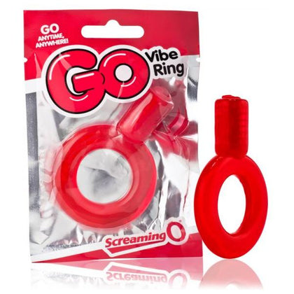 Introducing the ExciteMe GO Vibe Ring Red - The Ultimate Pleasure Enhancer for Him and Her