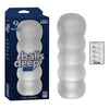 Balls Deep 9 inches Stroker Ass Frost - Intense Pleasure for Men - UR3 Material - Closed End Design - Blue - Adult Naughty Store