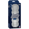 Balls Deep 9 inches Stroker Ass Frost - Intense Pleasure for Men - UR3 Material - Closed End Design - Blue - Adult Naughty Store