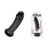 King C*ck 8 Inch Realistic Black Dildo for Unparalleled Pleasure and Intense Sensations - Adult Naughty Store