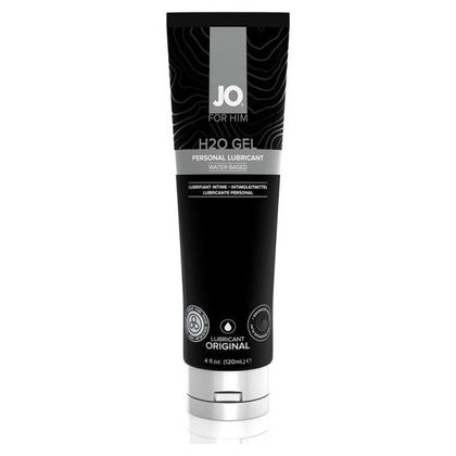 JO H2O Gel Lubricant - Water-Based Gel for Men - Model: Original - 4 fl. oz (120 ml) - Enhances Solo and Toy Play - Intense Pleasure - Clear